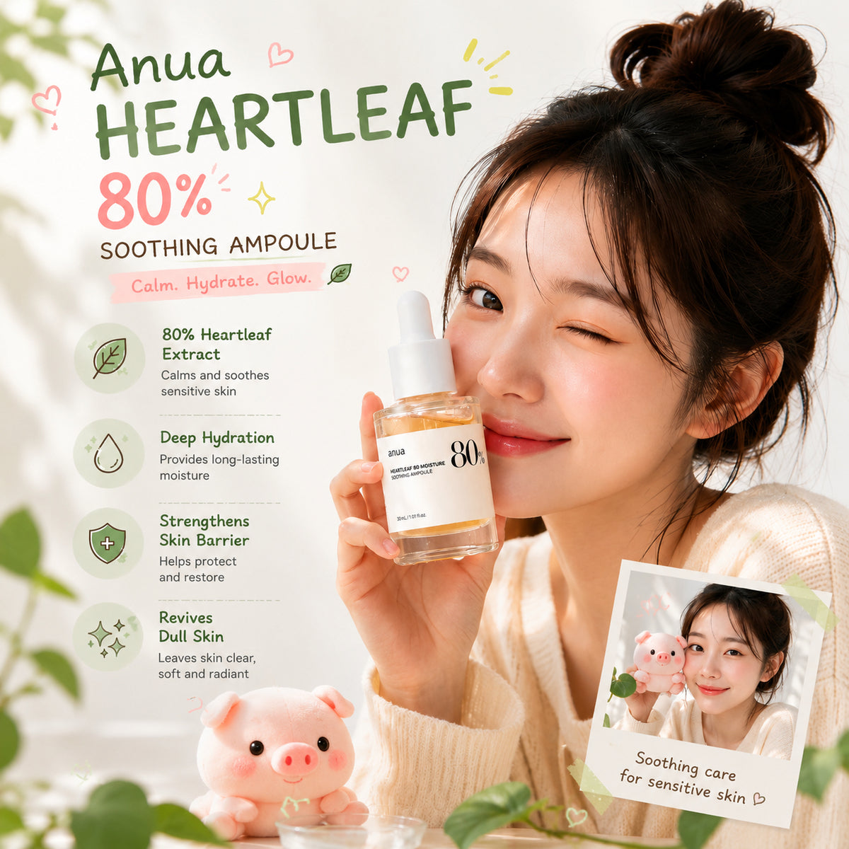 ANUA Heartleaf Soothing Serum 80%