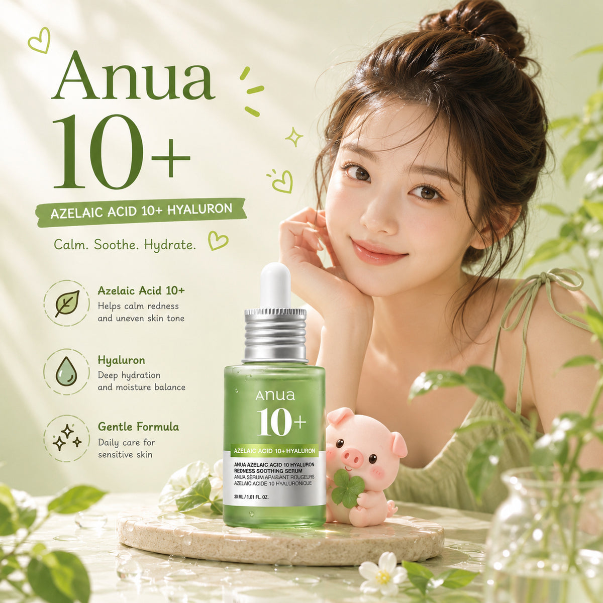 ANUA Azelaic Acid 10+ Soothing Serum