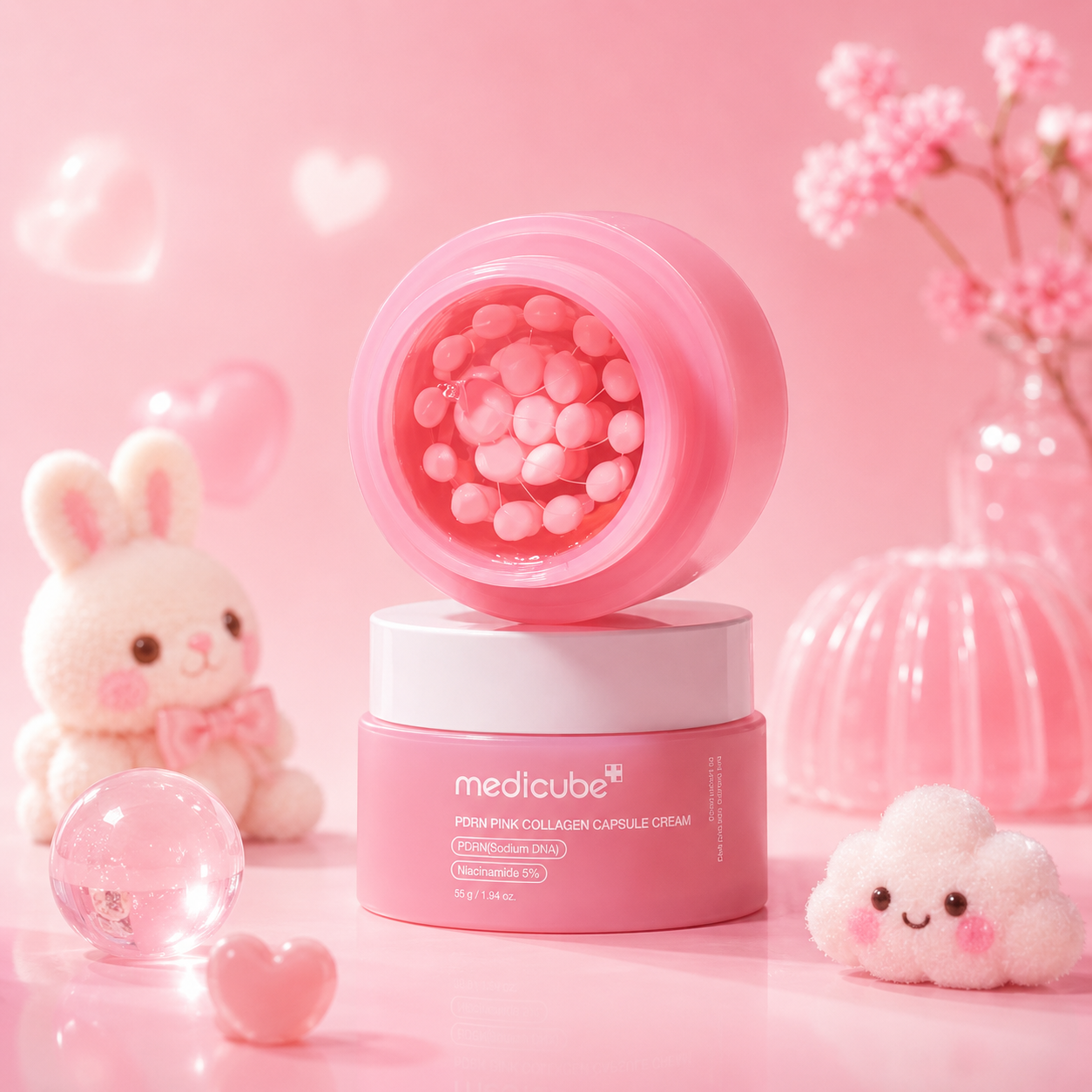 MEDICUBE PDRN Pink Collagen Capsule Cream