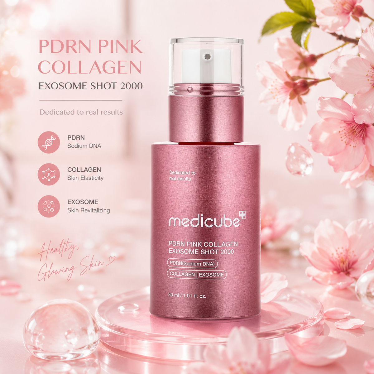 MEDICUBE PDRN Pink Exosome Shot Serum 2000