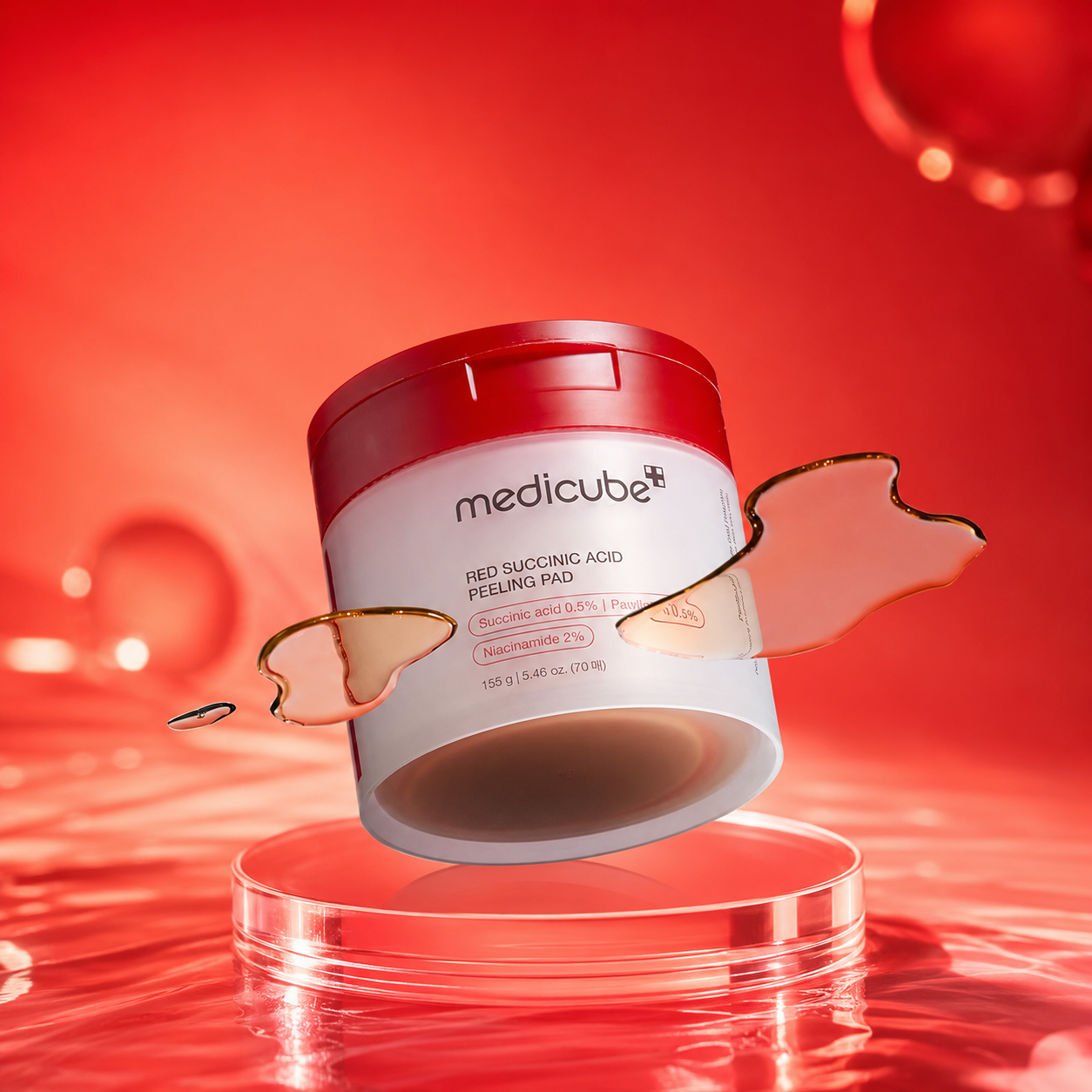 MEDICUBE Red Succinic Acid Peeling Pad