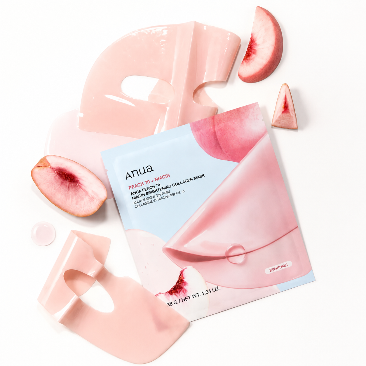 Anua Peach 70 Niacin Brightening Collagen Mask