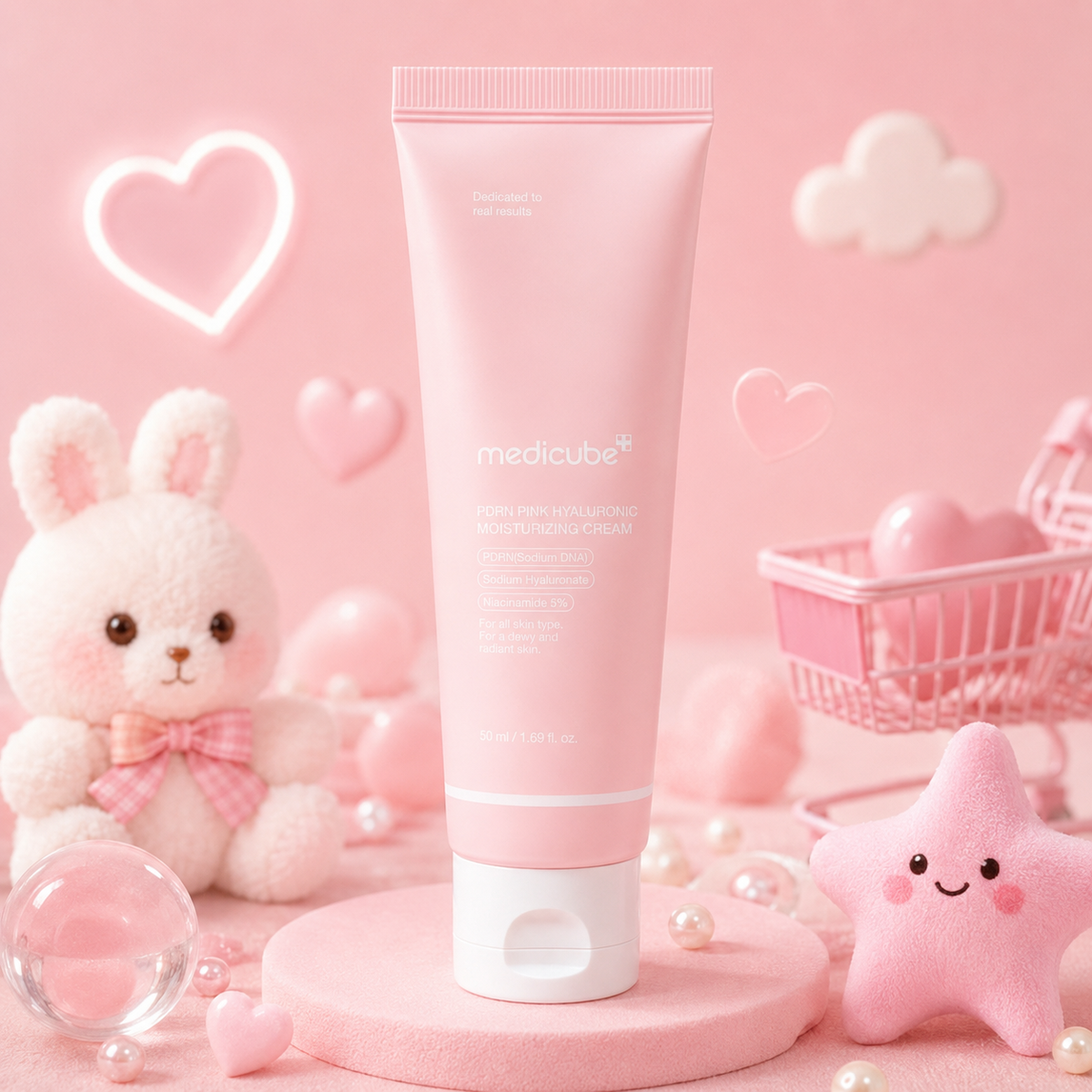 MEDICUBE PDRN Pink Hyaluronic Moisturizing Cream