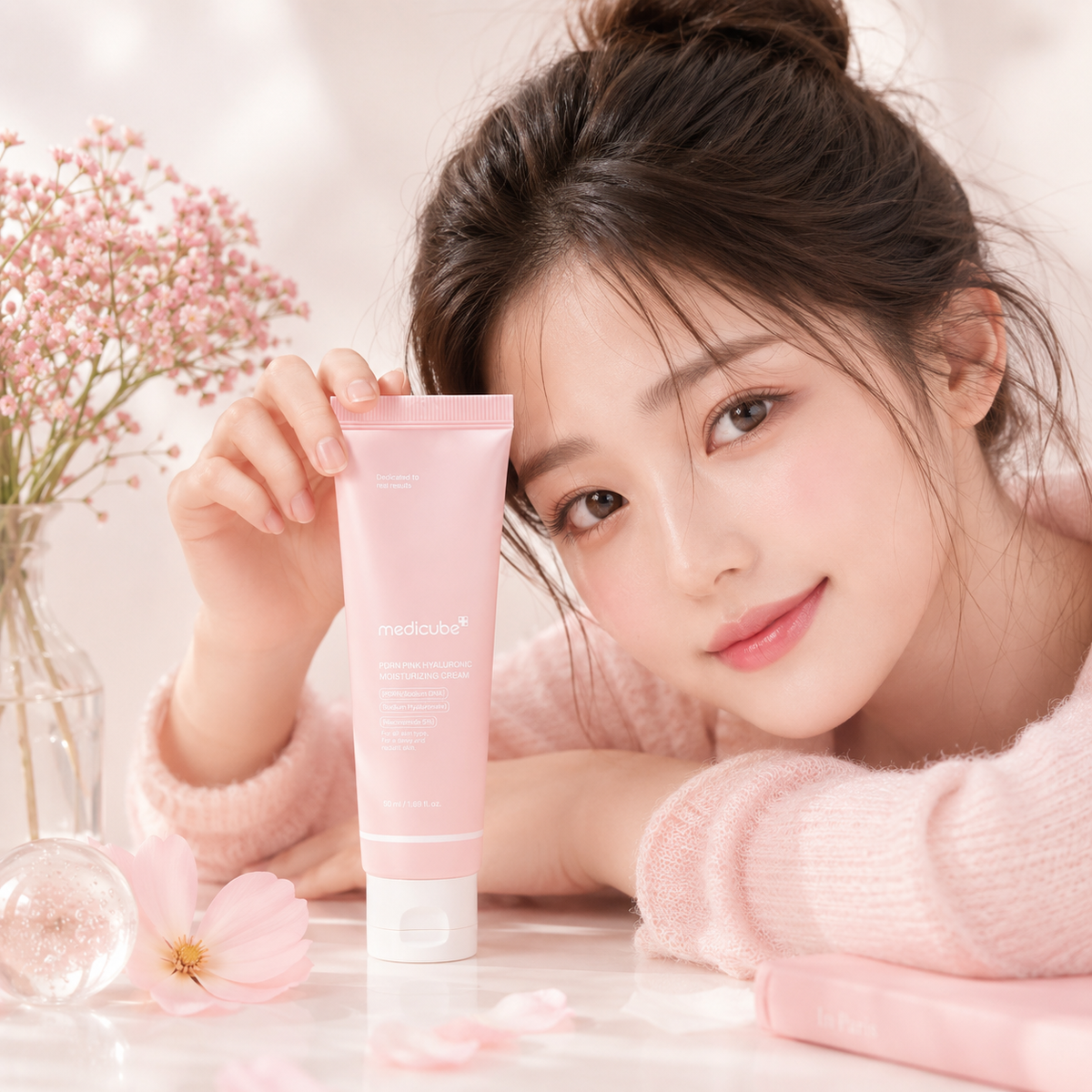 MEDICUBE PDRN Pink Hyaluronic Moisturizing Cream