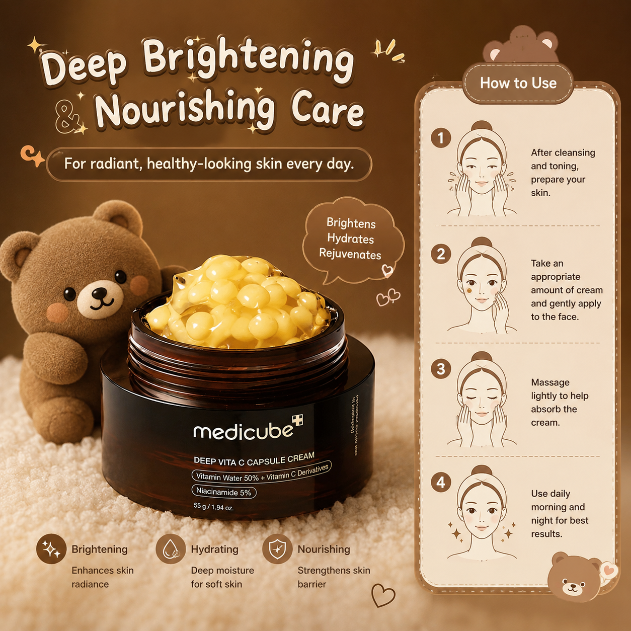 MEDICUBE Deep Vita C Capsule Cream