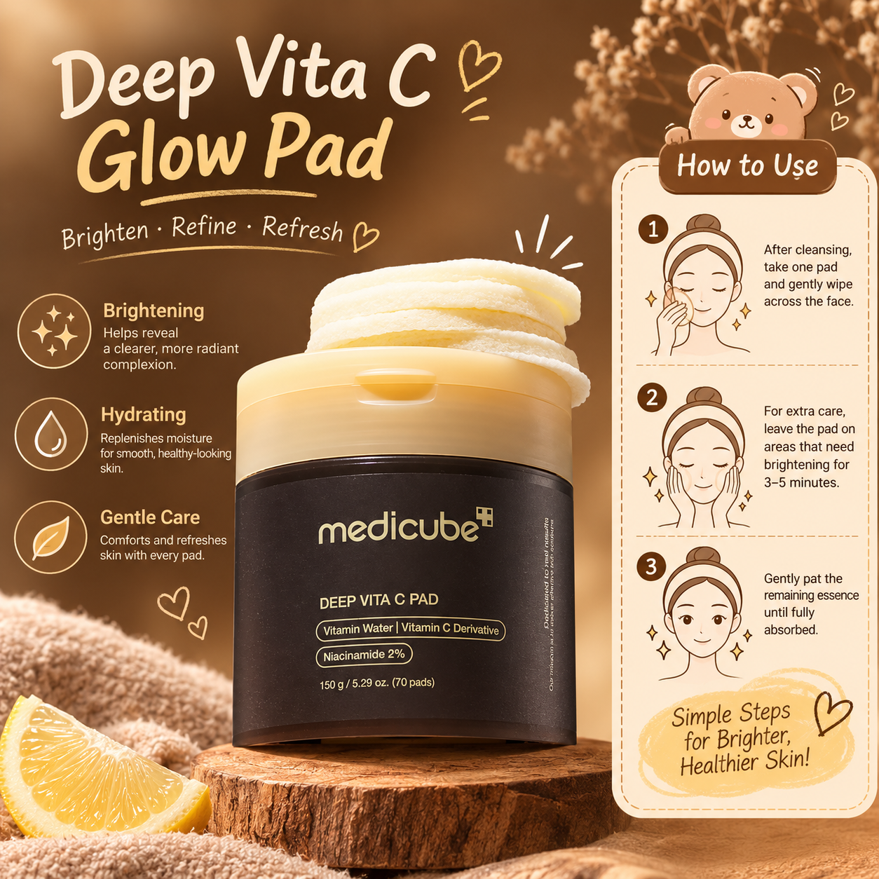 MEDICUBE Deep Vita C Pad
