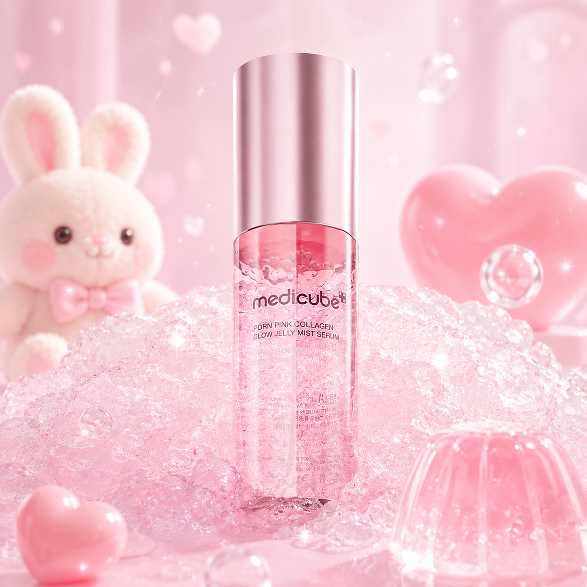 MEDICUBE PDRN Pink Collagen Glow Jelly Mist Serum