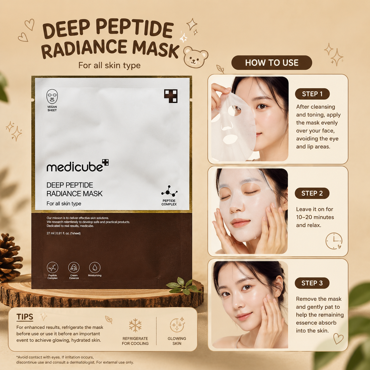 MEDICUBE Deep Peptide Radiance Mask