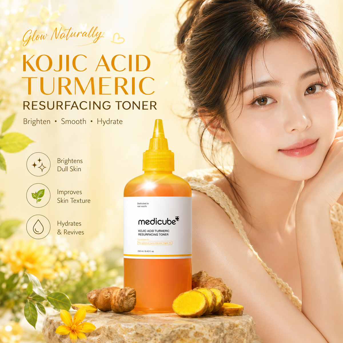 MEDICUBE Kojic Acid Turmeric Resurfacing Toner