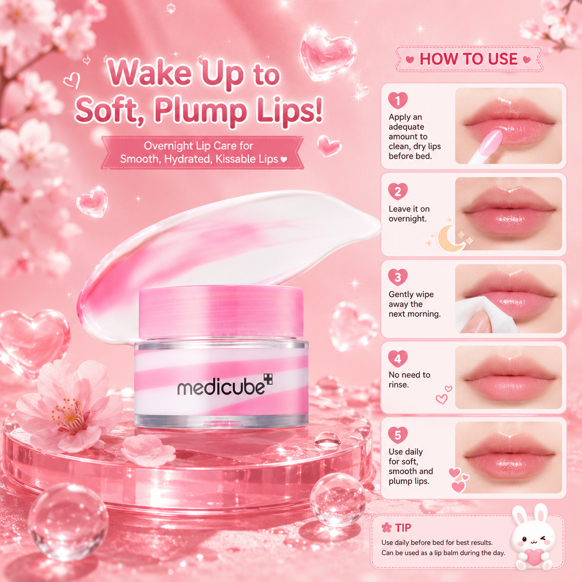 MEDICUBE PDRN Lip Sleeping Mask