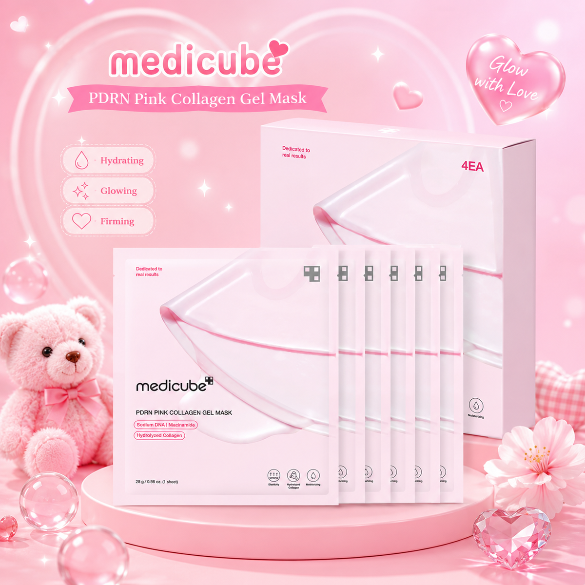MEDICUBE PDRN Pink Collagen Gel Mask