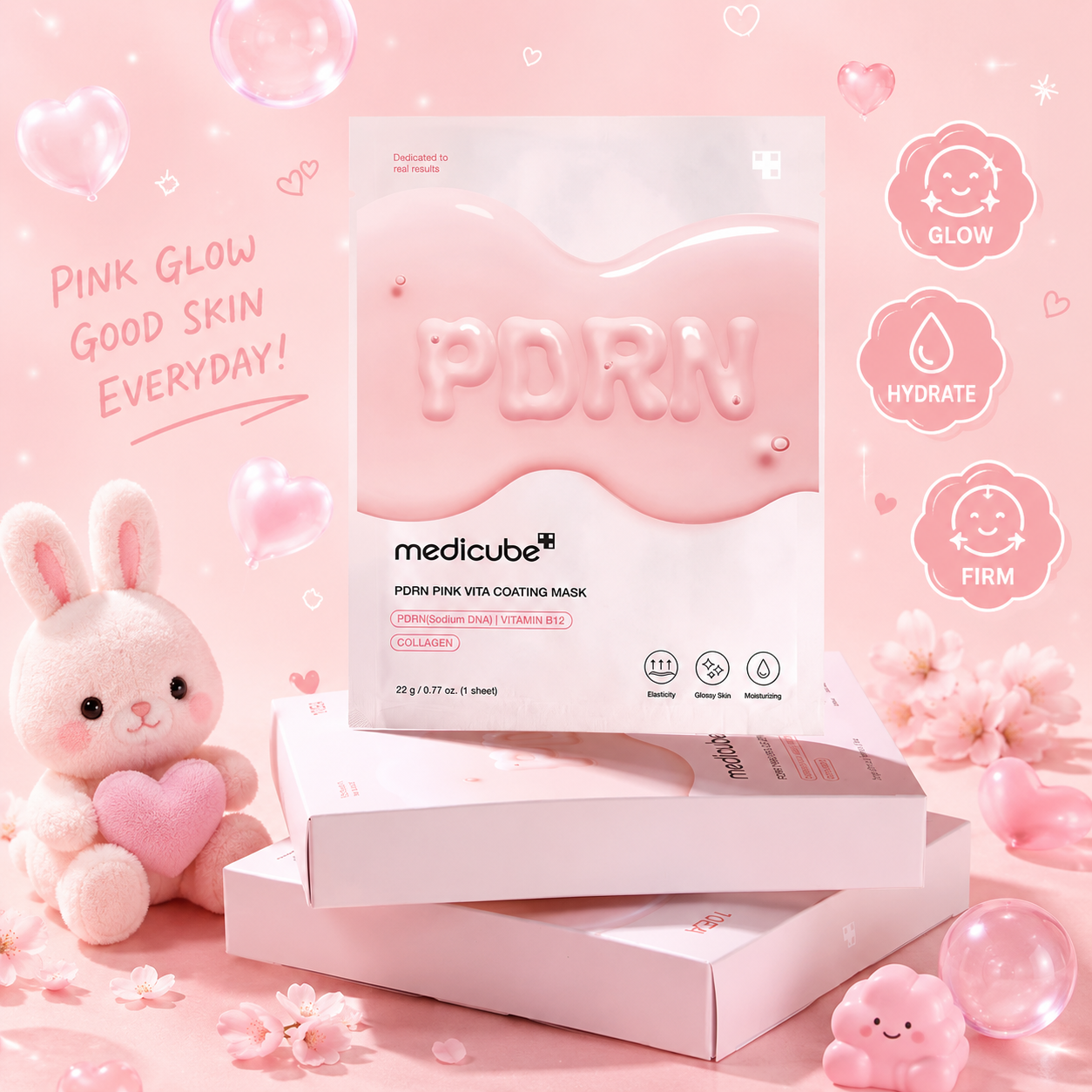 MEDICUBE PDRN Pink Vita Coating Mask