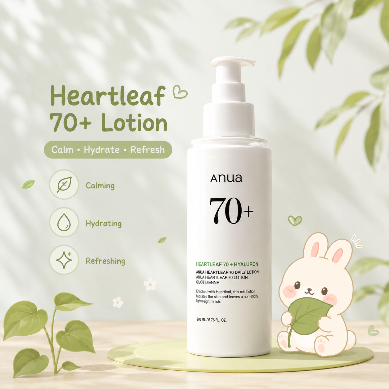 ANUA Heartleaf 70% Daily Lotion