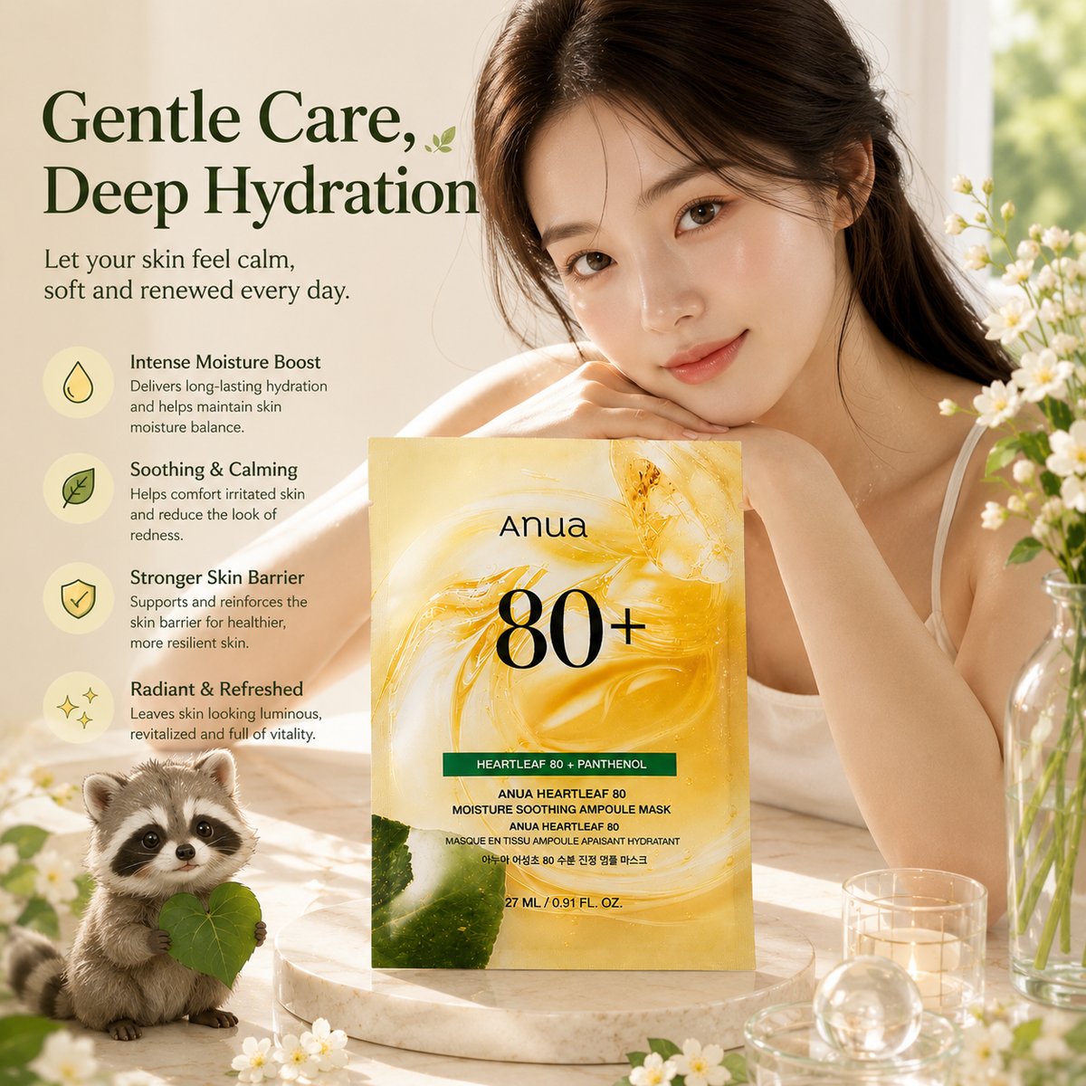 ANUA Heartleaf 80% Ampoule Mask