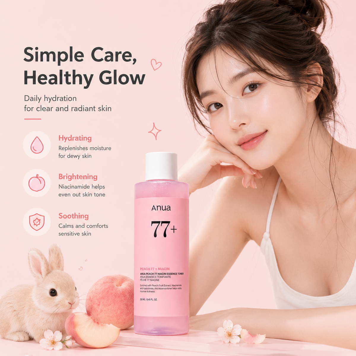 ANUA Peach 77% Niacin Essence Toner
