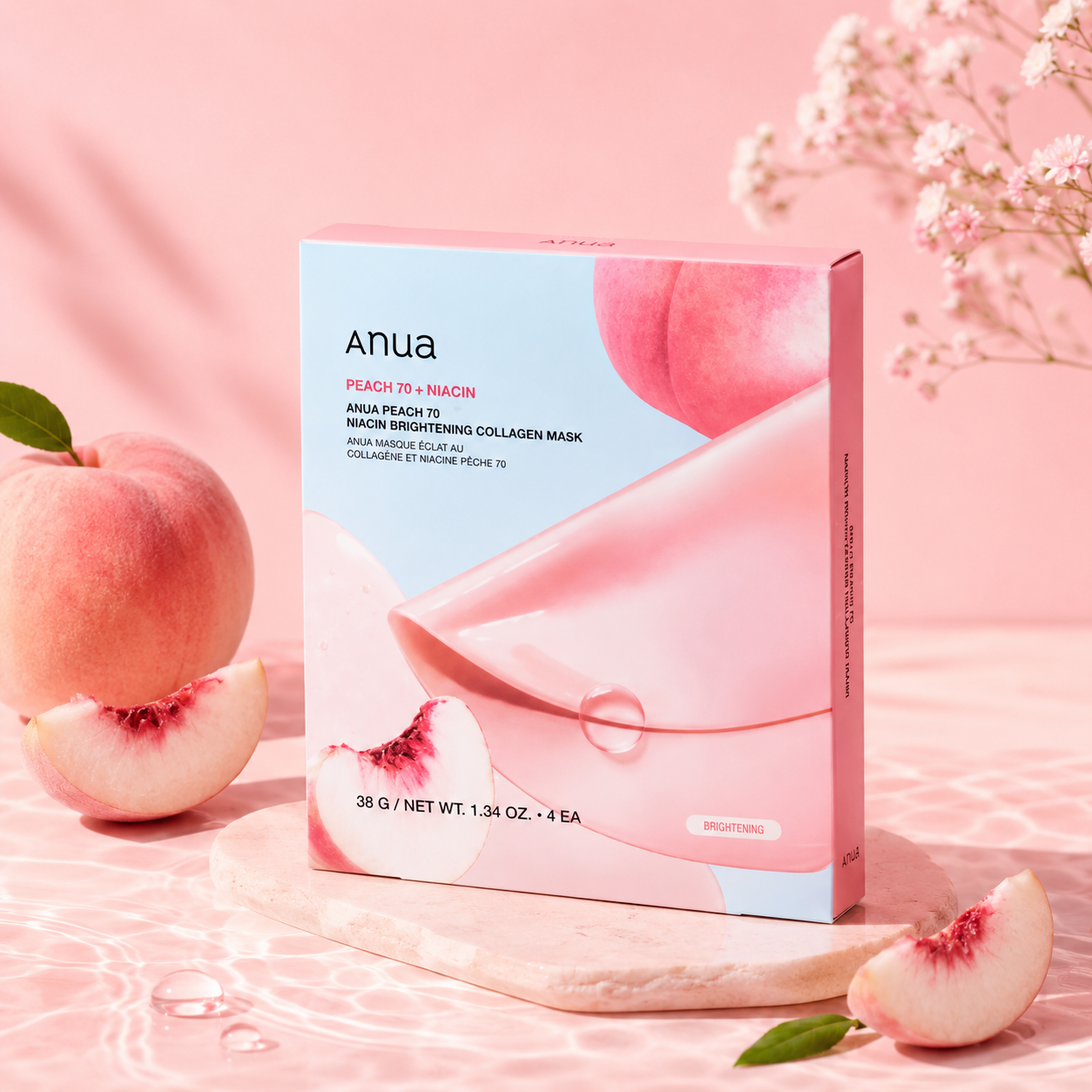 Anua Peach 70 Niacin Brightening Collagen Mask