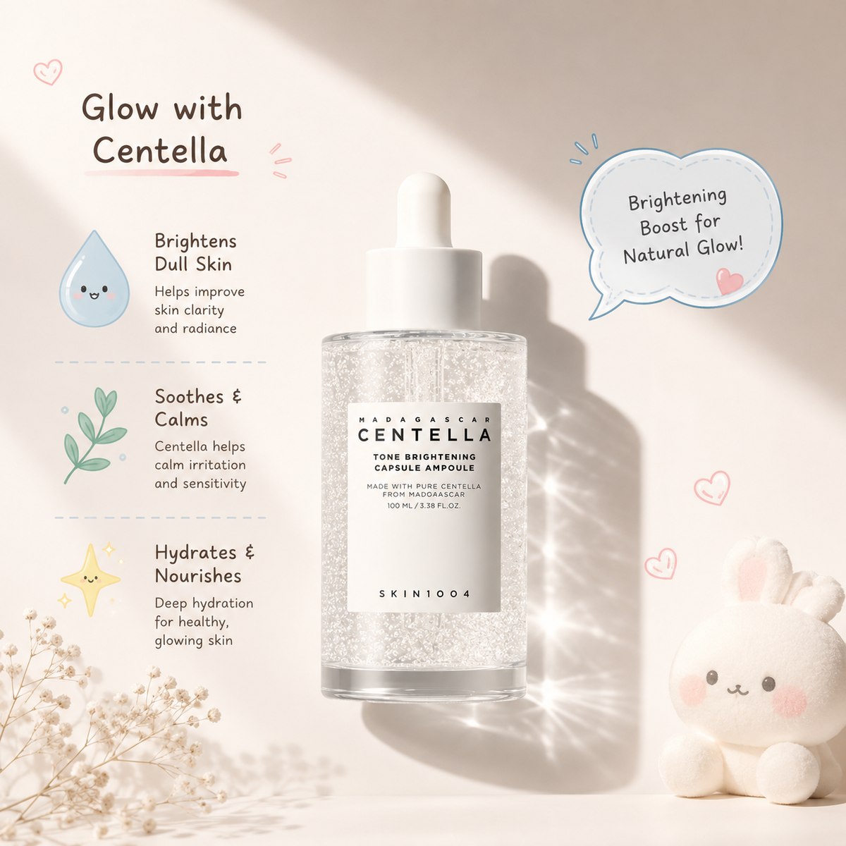 SKIN1004 Madagascar Centella Tone Brightening Capsule Ampoule