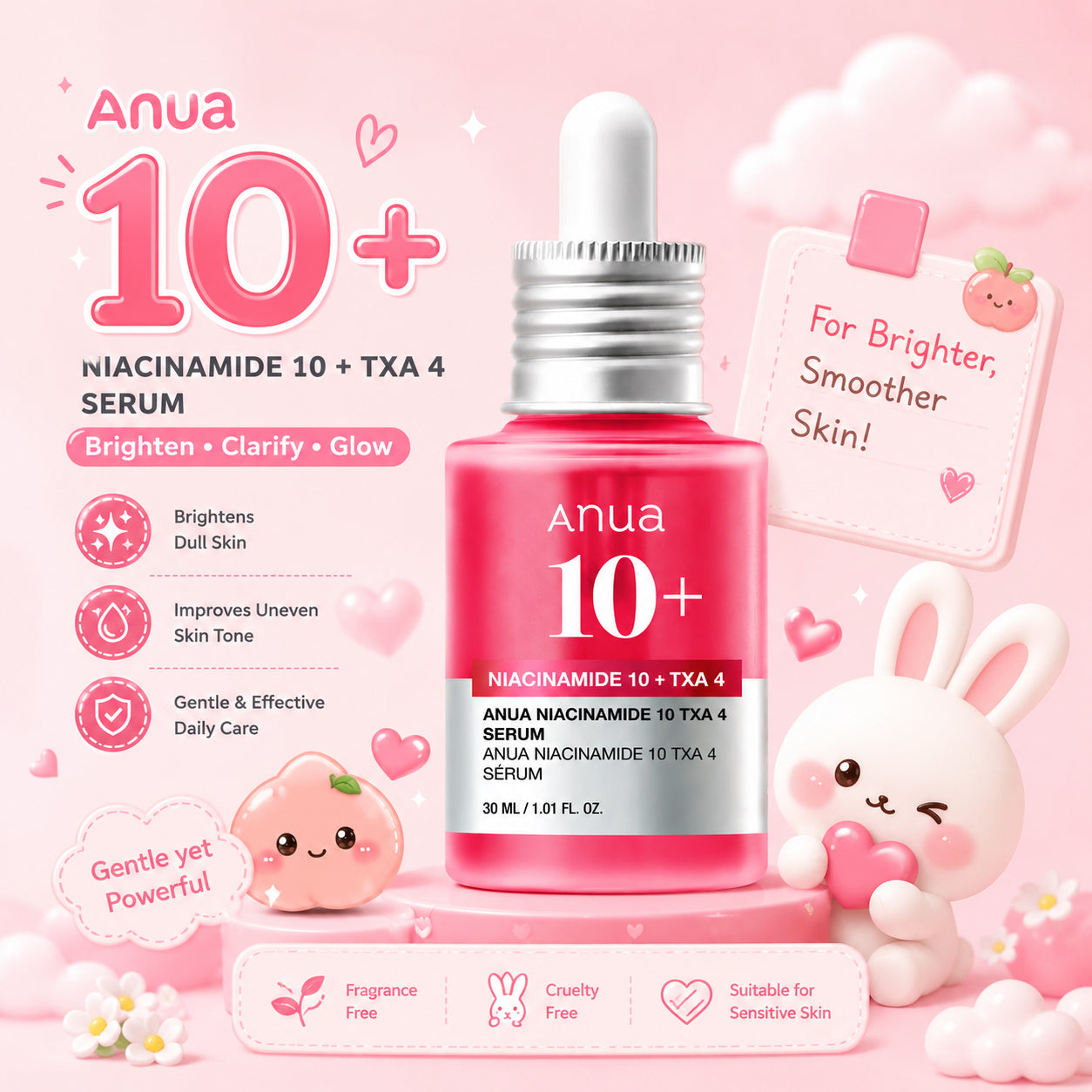 Anua Niacinamide 10% + TXA 4% Serum