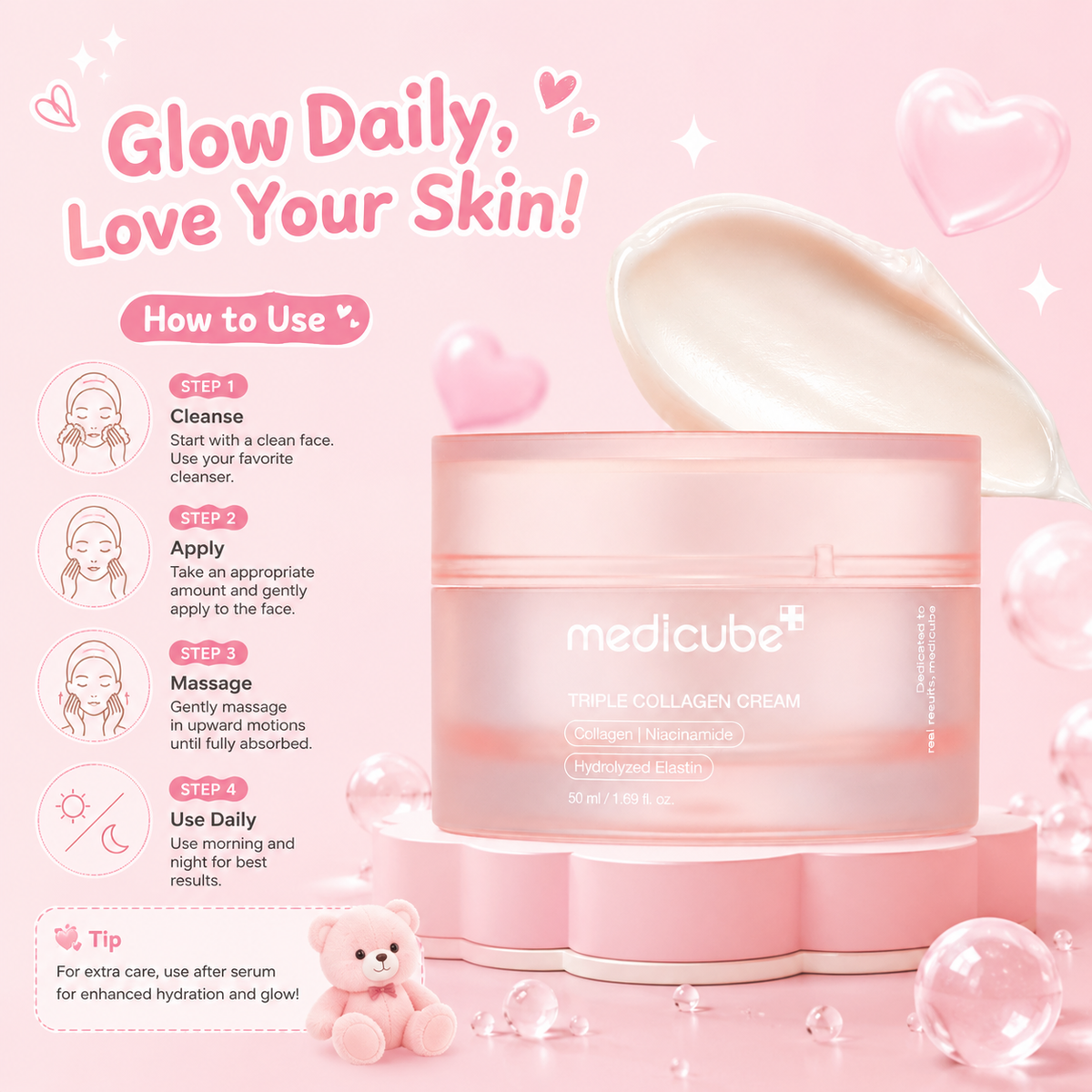MEDICUBE Triple Collagen Cream
