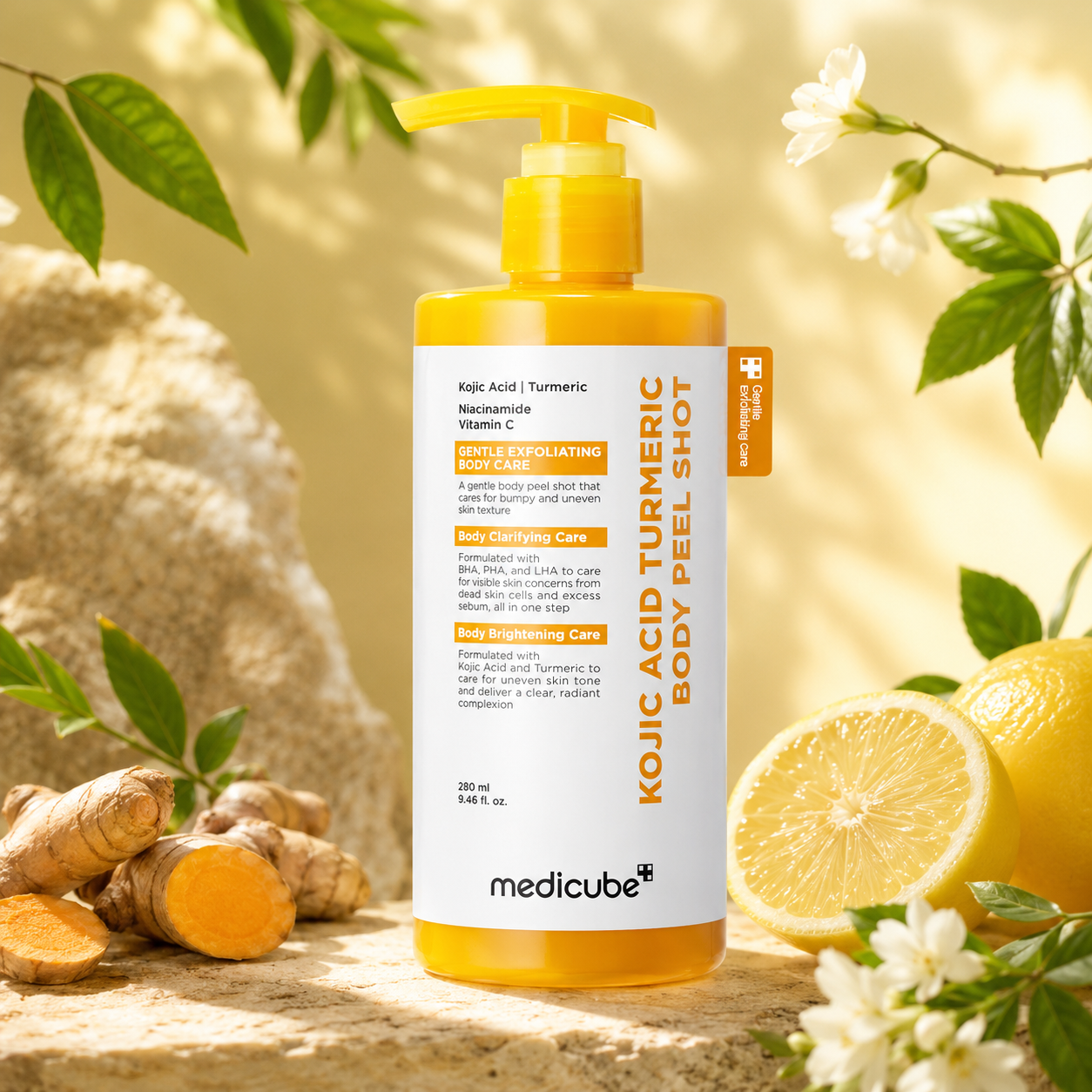 MEDICUBE Kojic Acid Turmeric Body Peel Shot