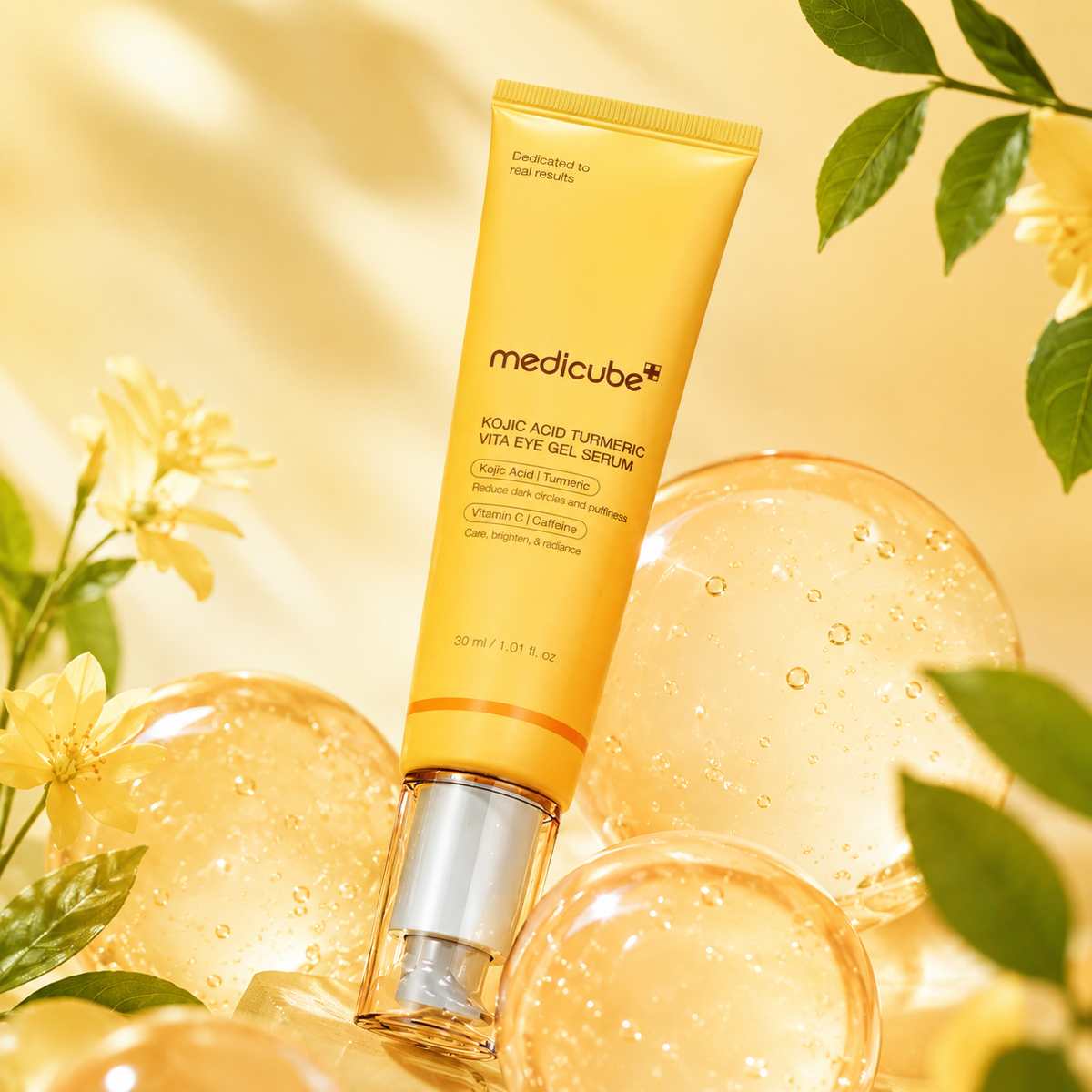 MEDICUBE Kojic Acid Turmeric Vita Eye Gel Serum