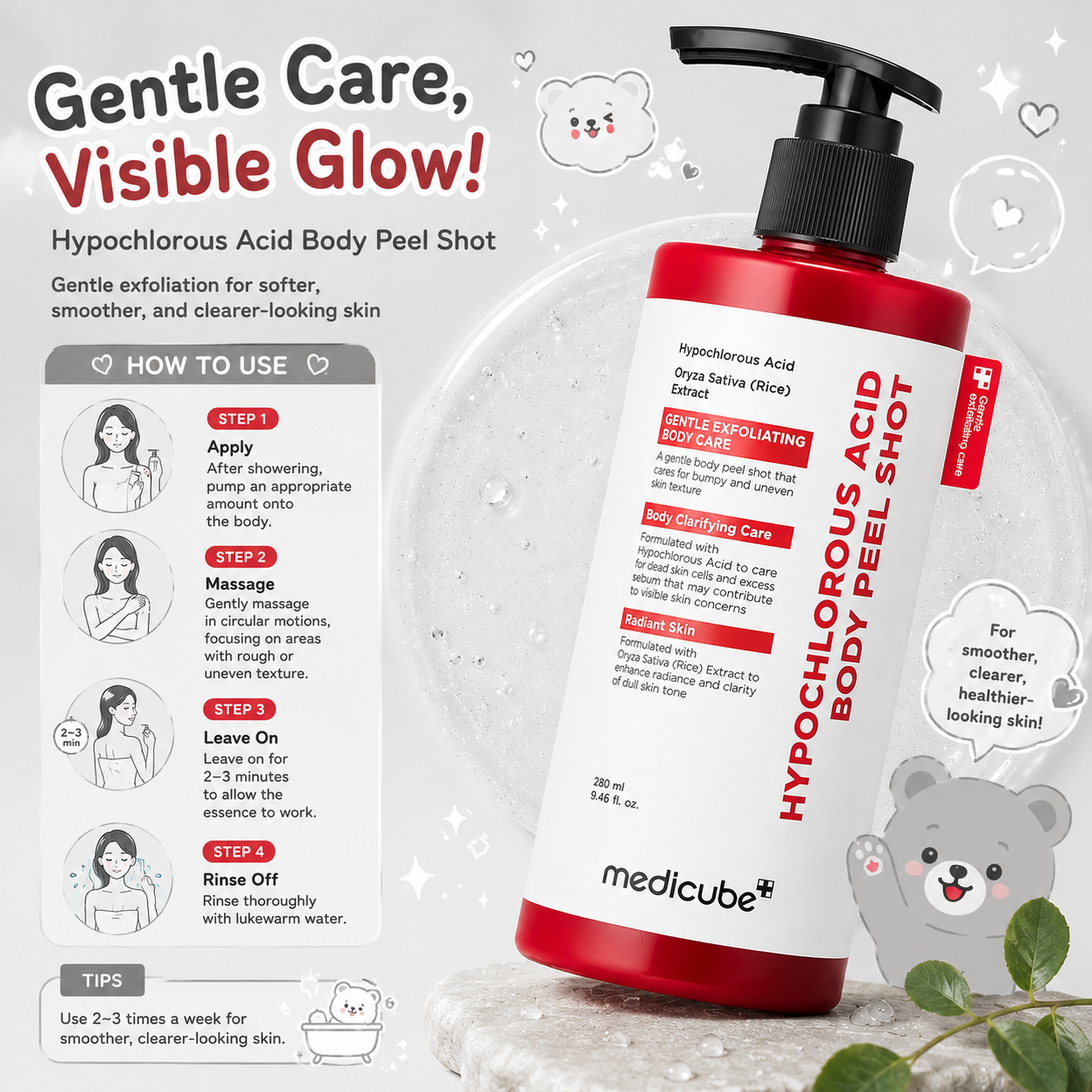 MEDICUBE  MEDICUBE Hypochlorous Acid Body Peel Shot