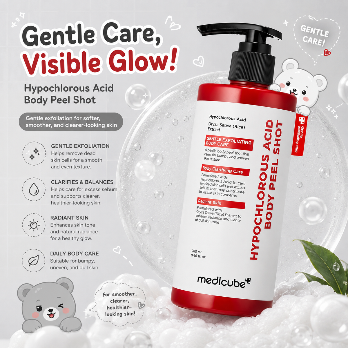 MEDICUBE  MEDICUBE Hypochlorous Acid Body Peel Shot