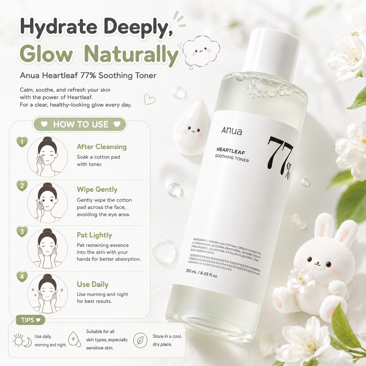ANUA Heartleaf 77% Soothing Toner