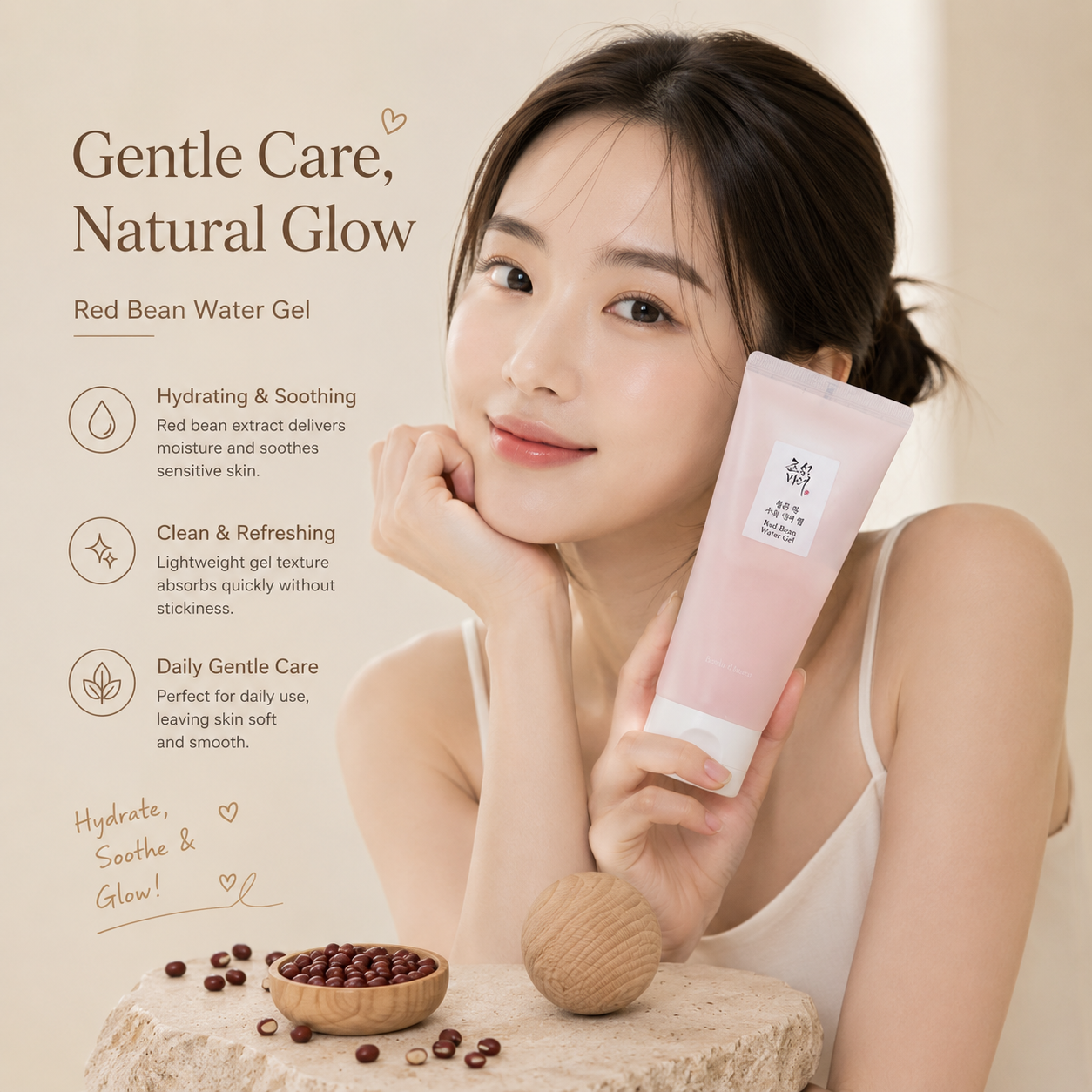 BEAUTY OF JOSEON Red Bean Water Gel