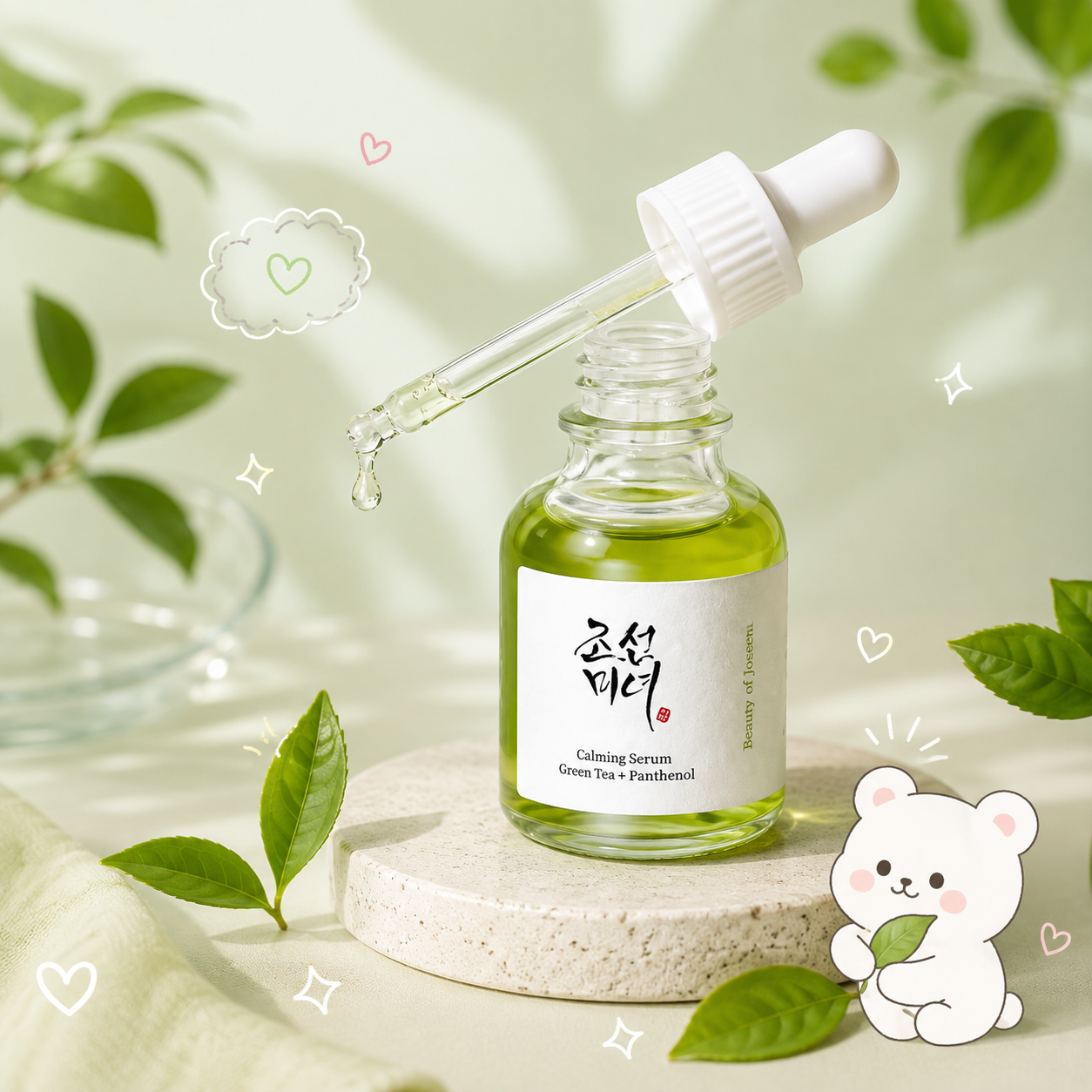 BEAUTY OF JOSEON Calming Serum : Green tea + Panthenol