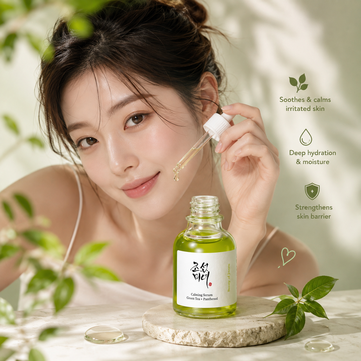 BEAUTY OF JOSEON Calming Serum : Green tea + Panthenol