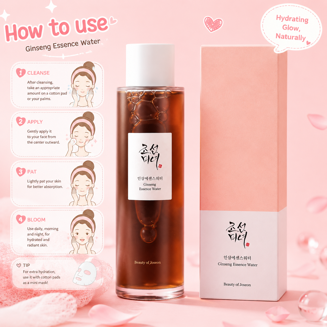 BEAUTY OF JOSEON Ginseng Essence Water