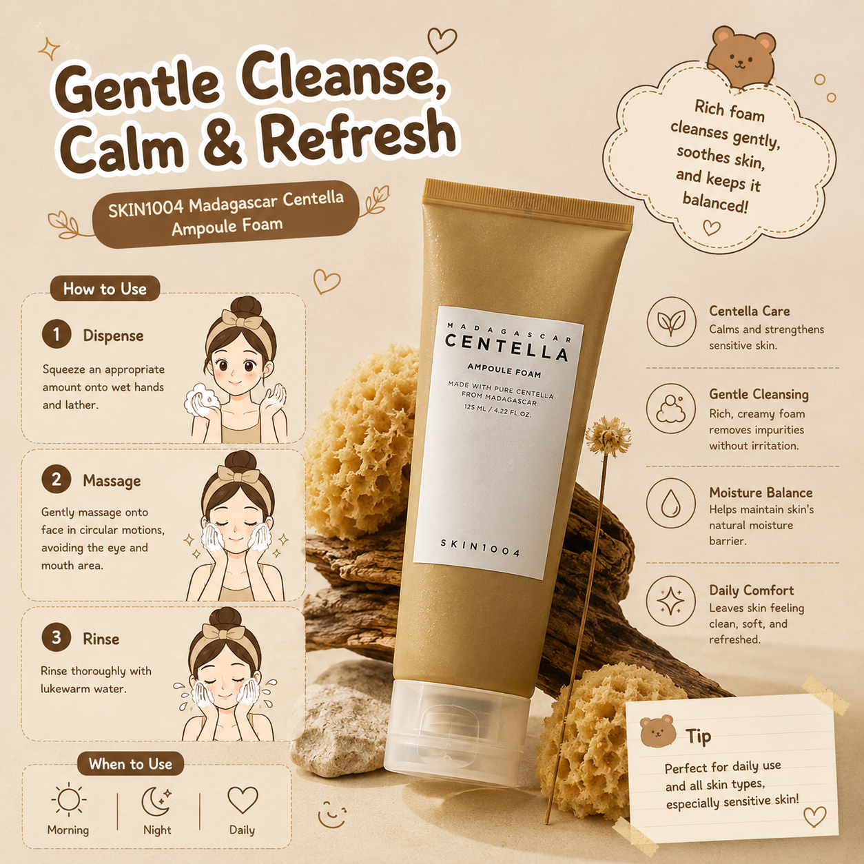 SKIN1004 Centella Ampoule Foam