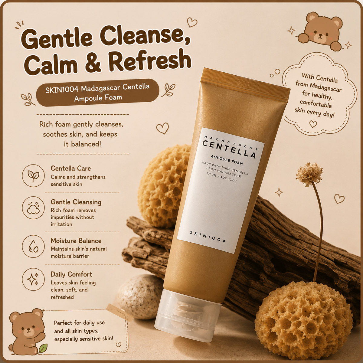 SKIN1004 Centella Ampoule Foam