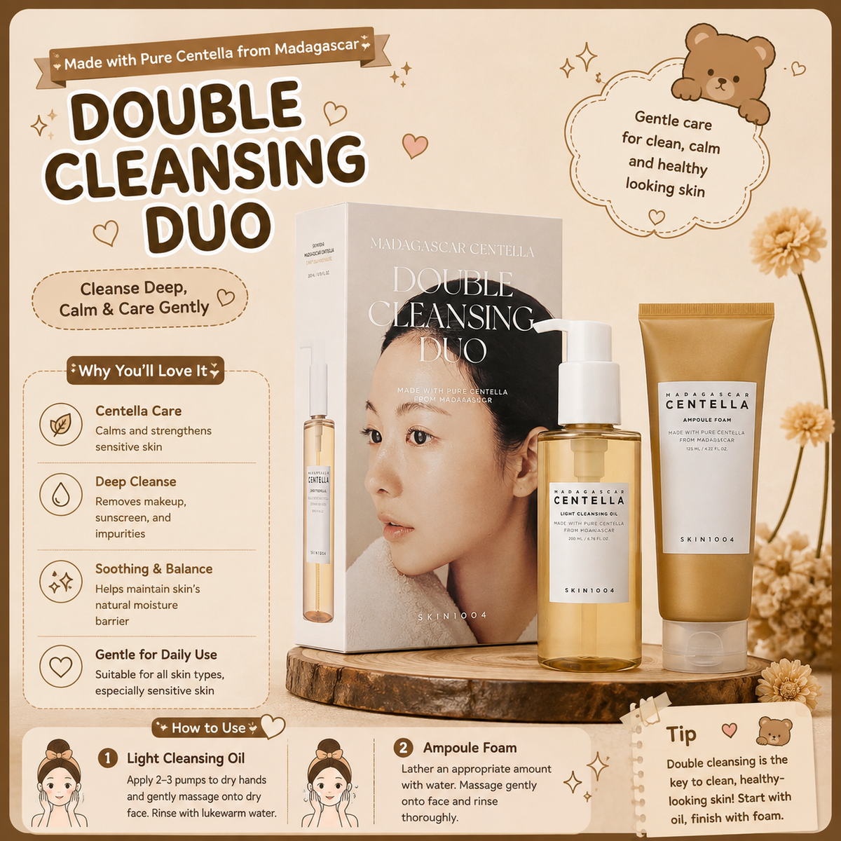 SKIN1004 Double Cleansing Duo Set