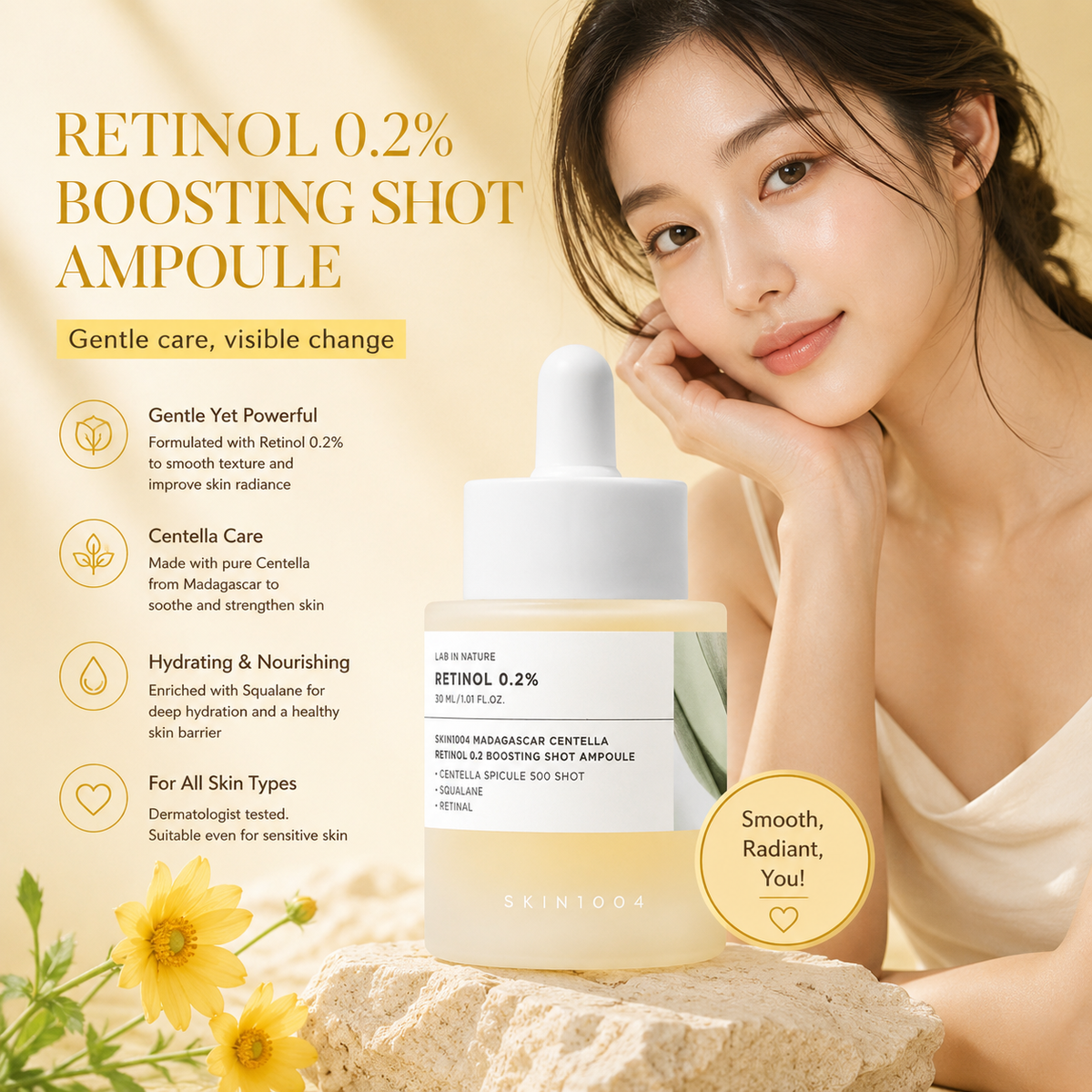 SKIN1004 Retinol 0.2 Boosting Shot Ampoule