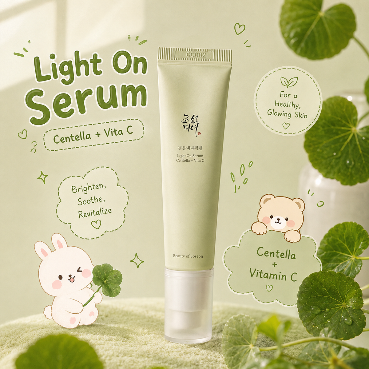 BEAUTY OF JOSEON Light On Serum: Centella + Vita C