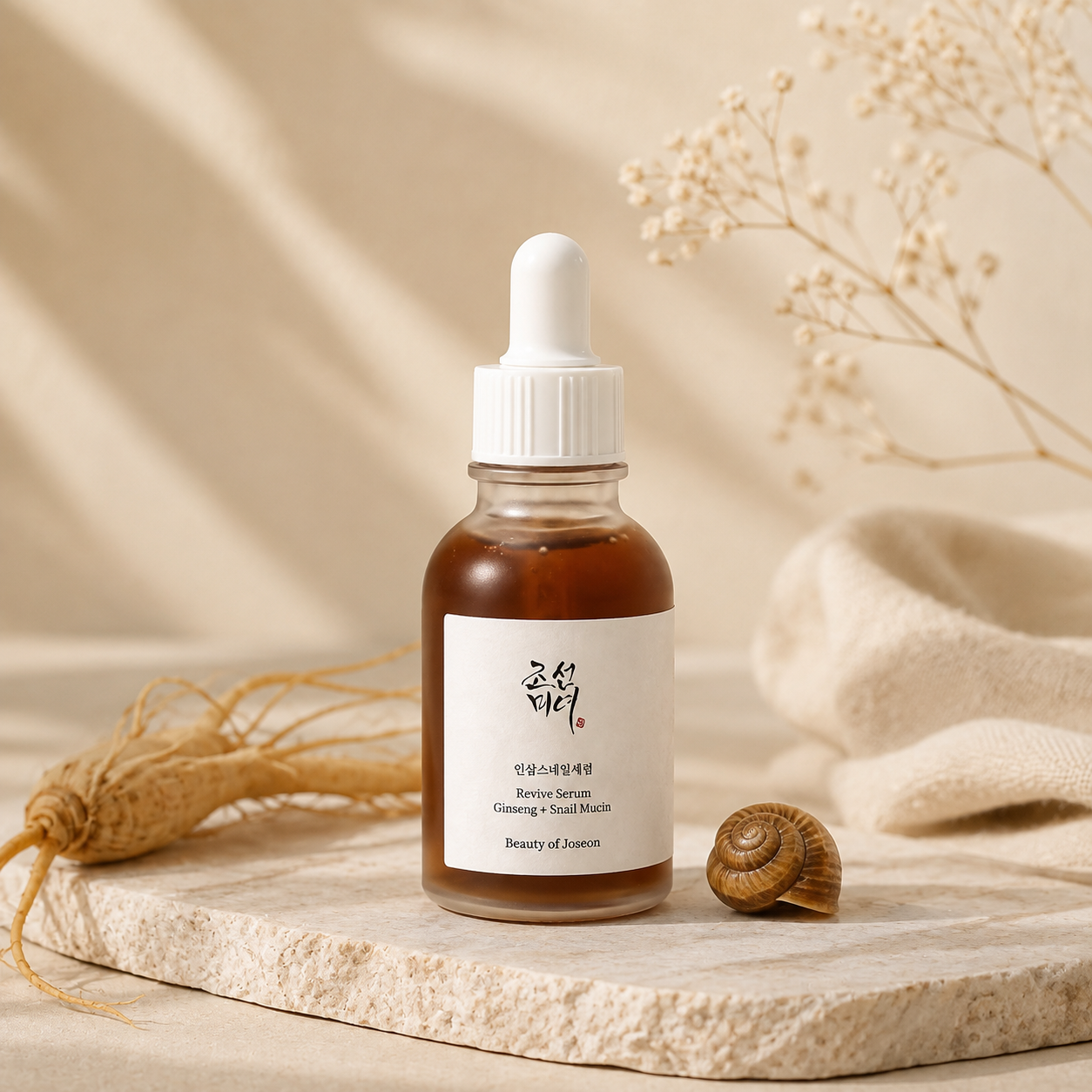 BEAUTY OF JOSEON Revive Serum : Ginseng + Snail Mucin