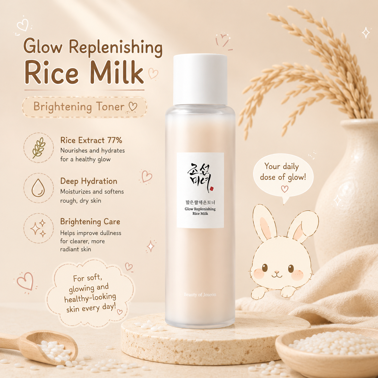 BEAUTY OF JOSEON Glow Replenishing Rice Milk