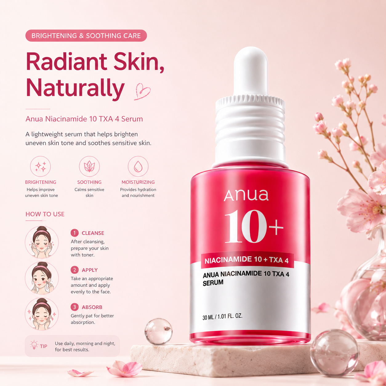 Anua Niacinamide10%+TXA 4% Serum