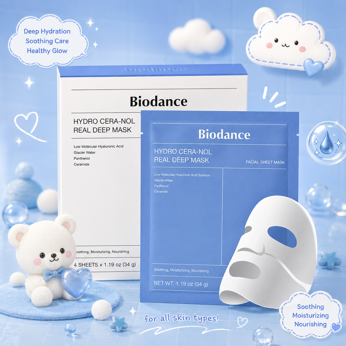 BIODANCE Real Hydro Cera-nol Deep Mask