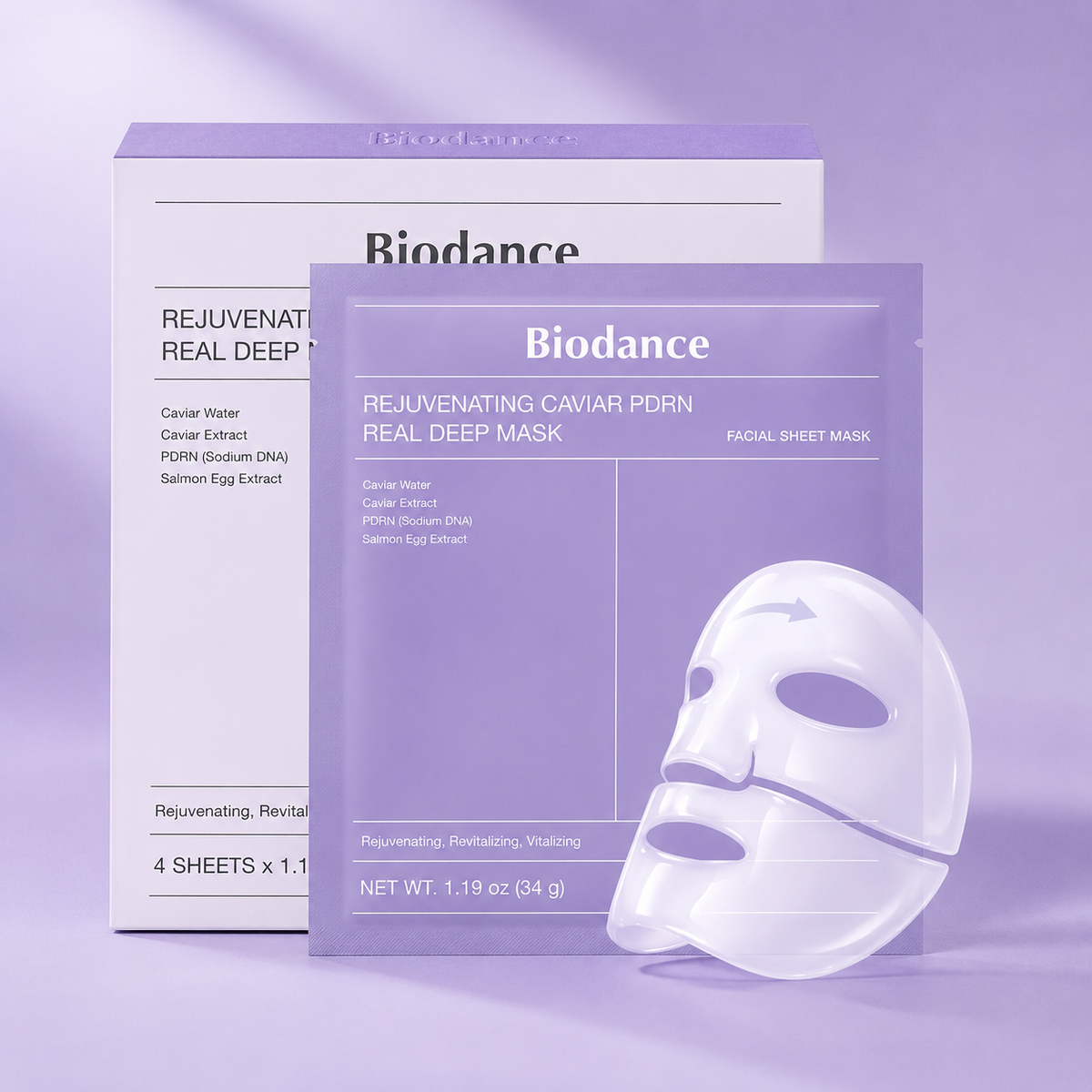 BIODANCE Rejuvenating Caviar PDRN Real Deep Mask