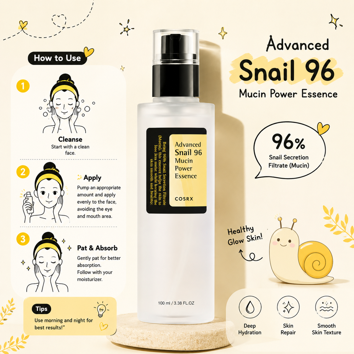 COSRX Advanced Snail Mucin Power Essence 96