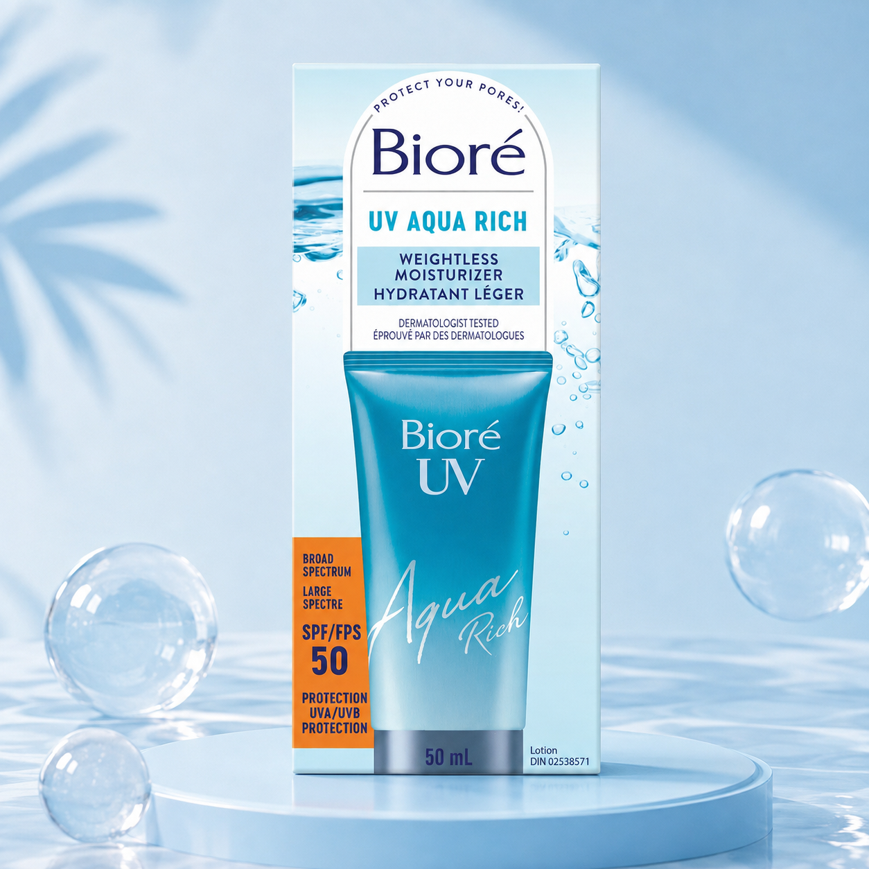 BIORÉ UV Aqua Rich Light Moisturizer SPF 50