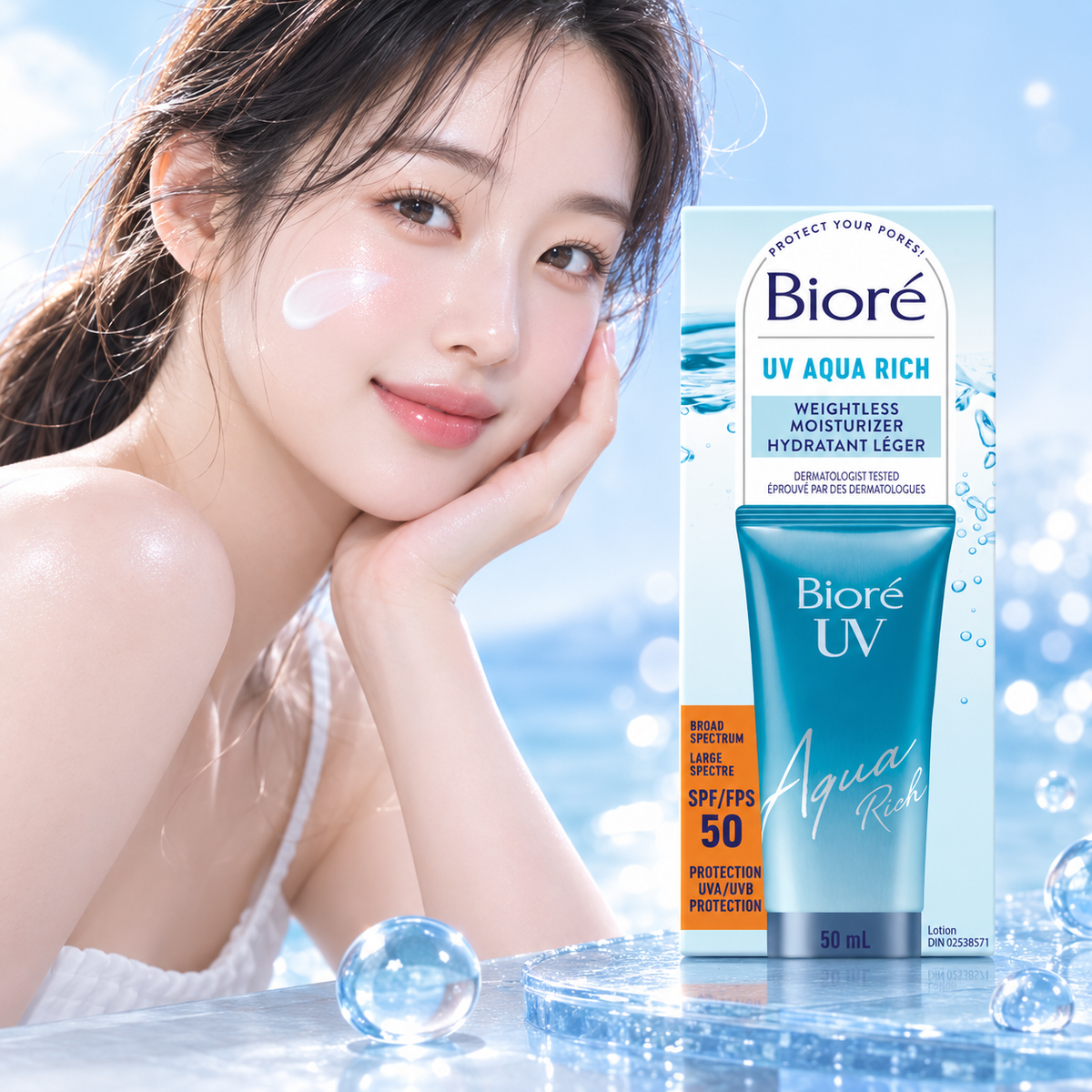 BIORÉ UV Aqua Rich Light Moisturizer SPF 50