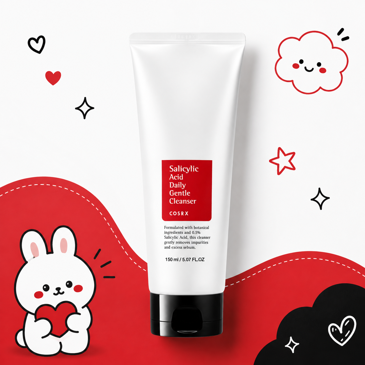 COSRX Salicylic Acid Daily Gentle Cleanser