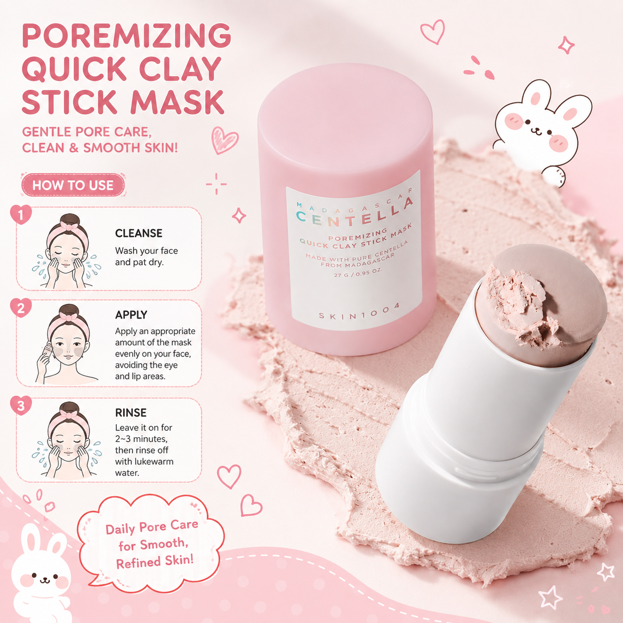SKIN1004 Poremizing Fast Clay Stick Mask