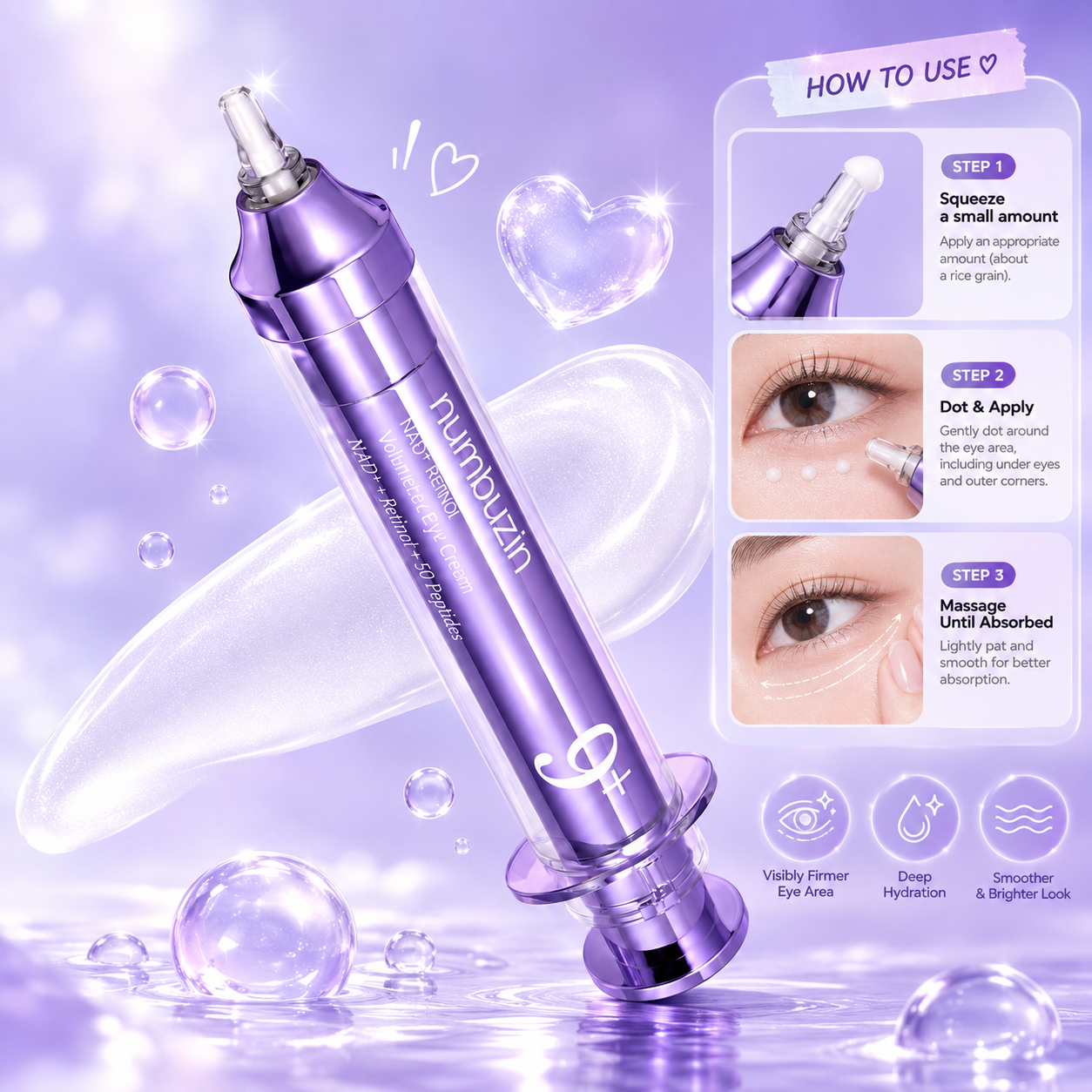 NUMBUZIN No 9 NAD Retinol Volumetox Eye Cream
