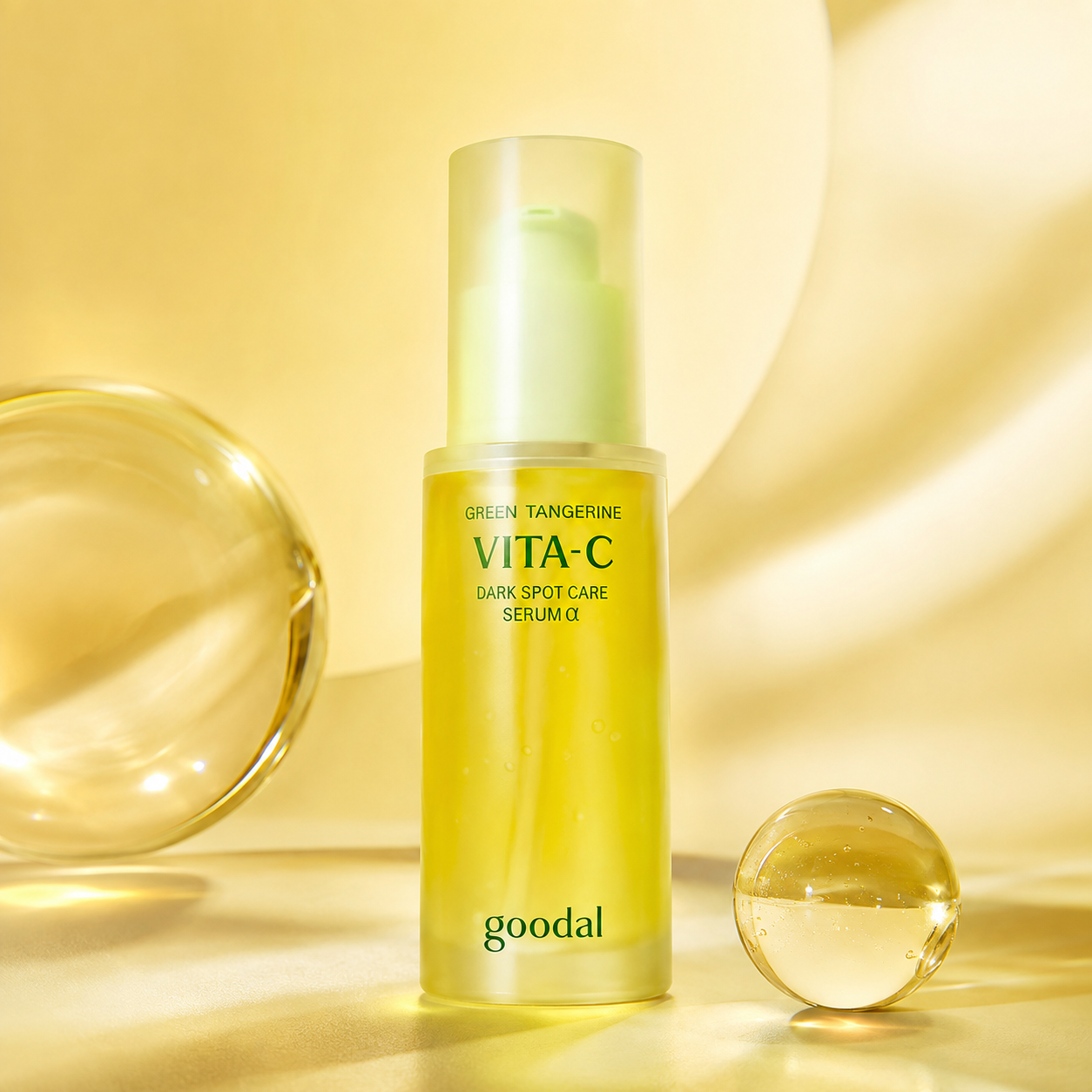GOODAL Green Tangerine Vita C Dark Spot Care Alpha Serum