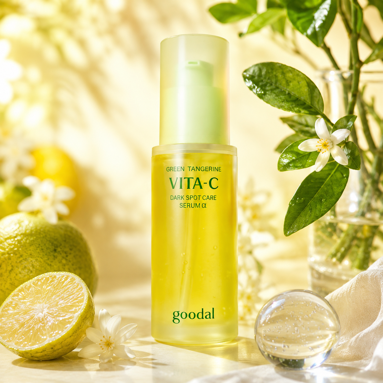 GOODAL Green Tangerine Vita C Dark Spot Care Alpha Serum